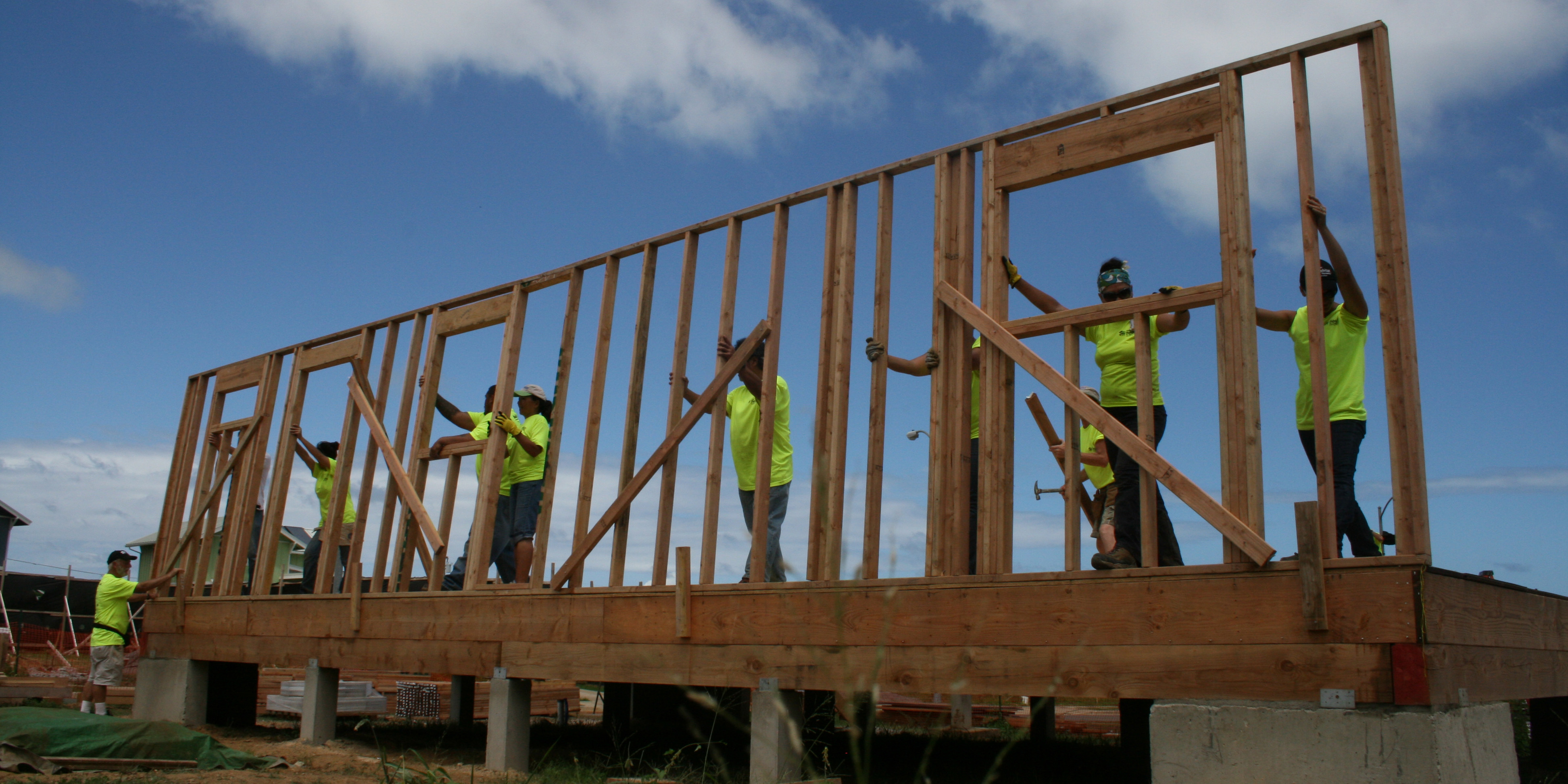 Department of Hawaiian Home Lands DHHL Joins Habitat for BuildAThon