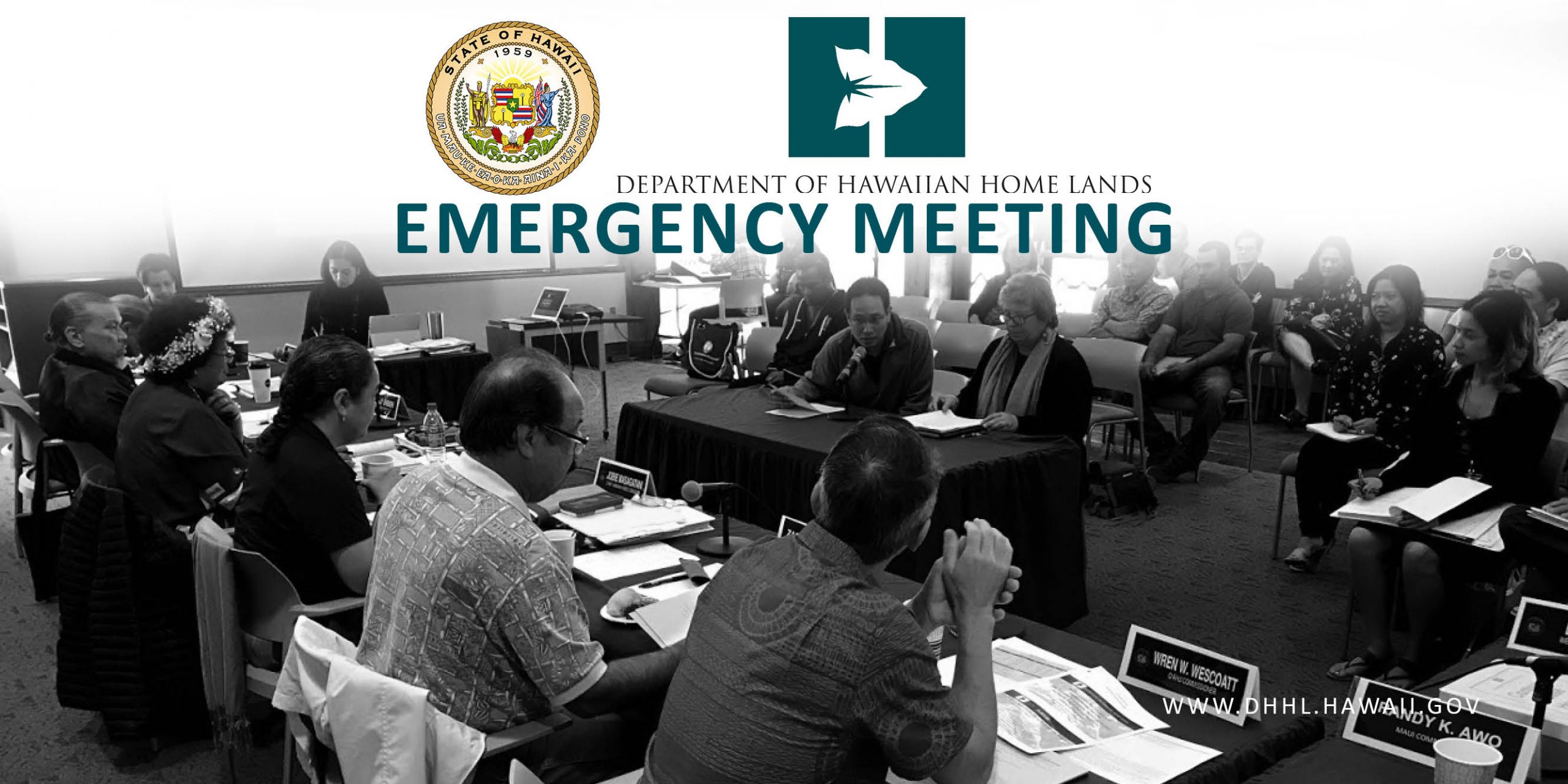 Department of Hawaiian Home Lands | HHC Emergency Meeting – (March 24
